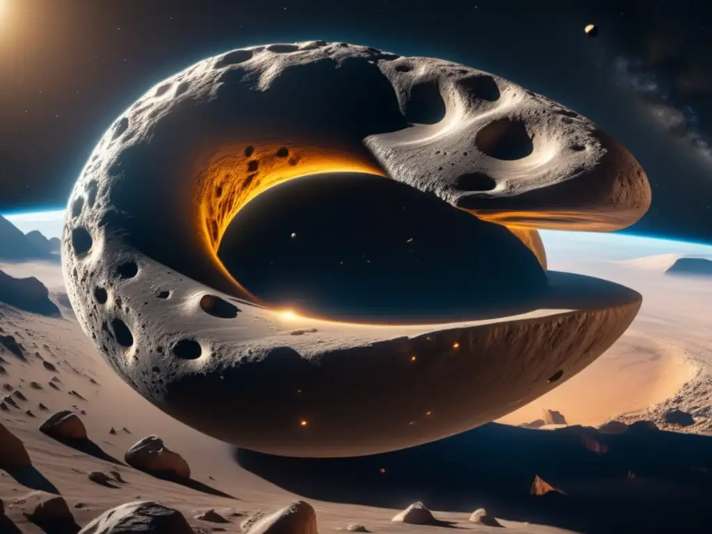 Apophis: El impresionante asteroide en 8k Exploración de asteroides: Apophis y su impacto en el sistema solar