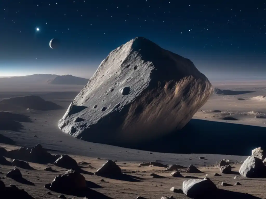 Espectacular imagen de asteroide Ida en el espacio Exploración de asteroides: Galileo y Asteroide Ida en el espacio