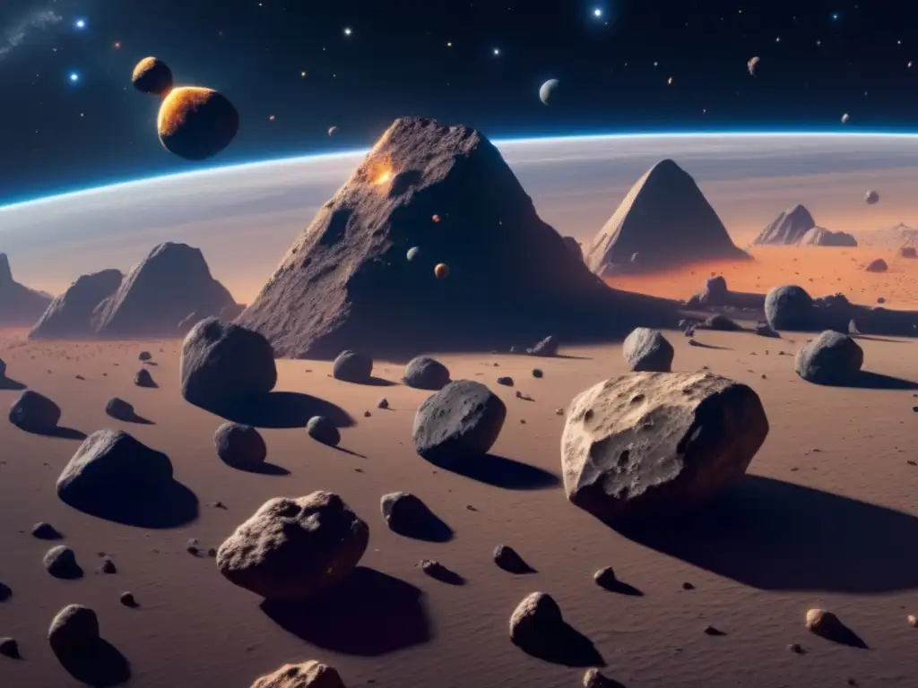 Cluster de asteroides en el espacio Exploración de asteroides: claves formación sistema solar