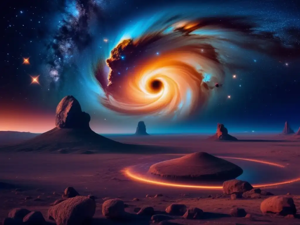 Exploración de asteroides y cometas en una danza celestial deslumbrante