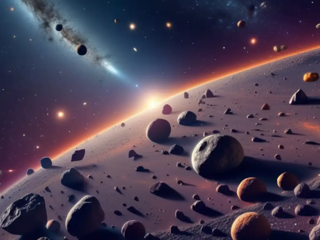 Exploración de asteroides en el espacio: colisiones, formación y fragmentación de asteroides en el cinturón
