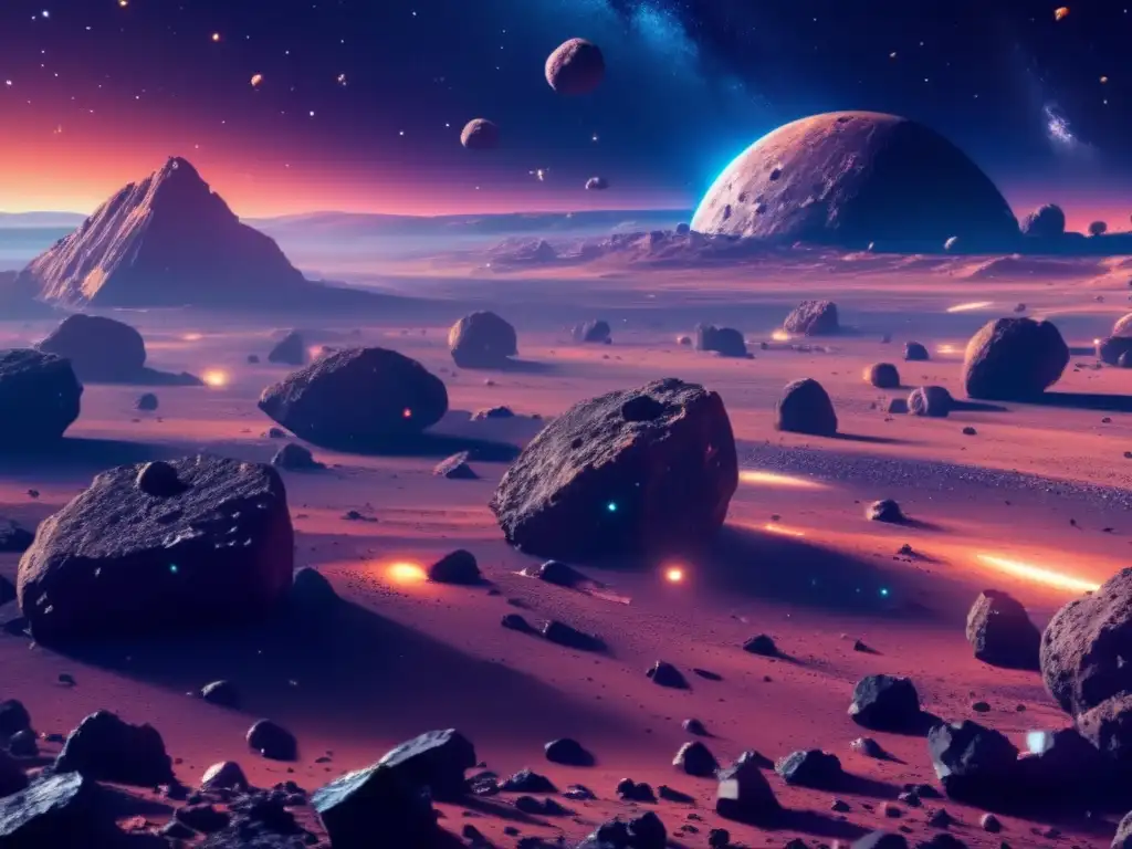 Exploración de asteroides gigantes en el espacio