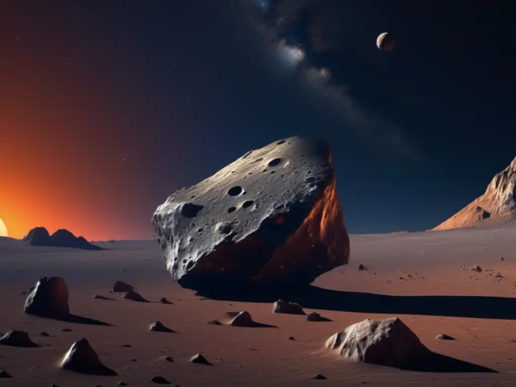 Imagen detallada del asteroide Ida y su luna Dactyl Exploración de asteroides: Imagen impactante de Ida y su luna Dactyl capturada por Galileo