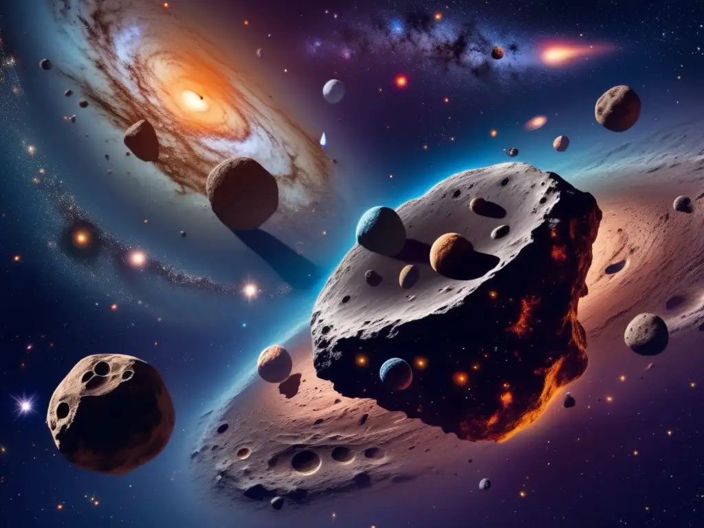 Exploración minuciosa de asteroides Exploración de asteroides: misiones robóticas y recursos en el cosmos