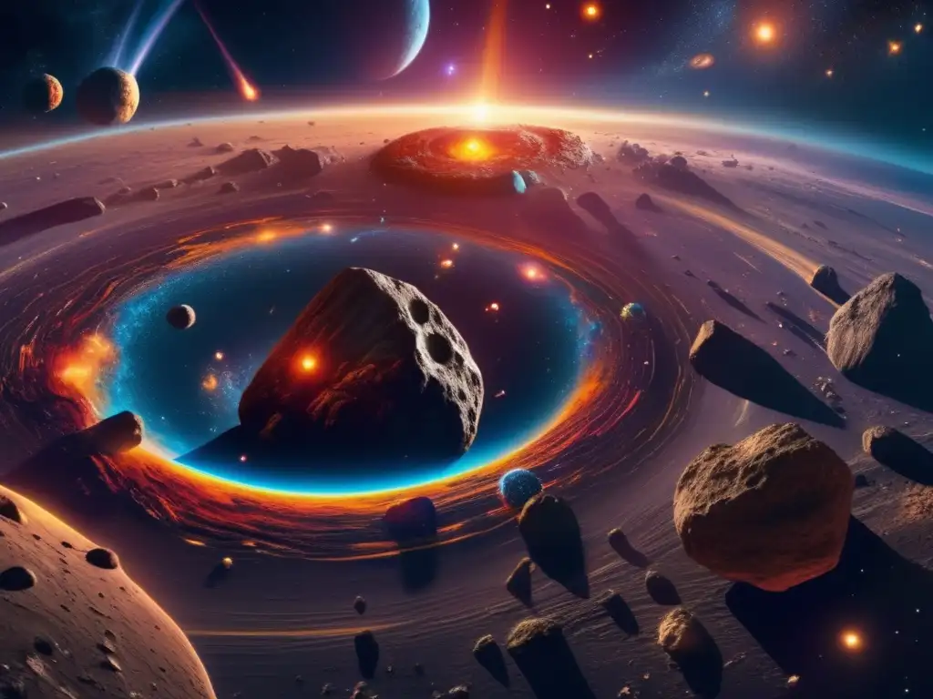 Evolución de asteroides: origen y belleza Exploración de asteroides: origen, evolución y recursos