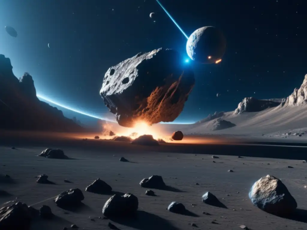Exploración de asteroides: Recursos y maravilla Exploración de asteroides como recursos en el espacio