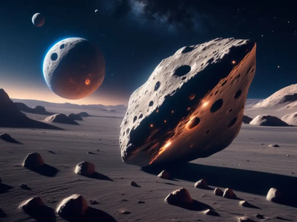 Asteroide en el espacio: peligro y exploración Exploración de asteroides: riesgos, recursos y prevención