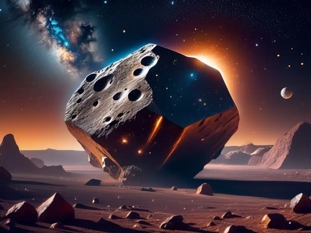 Majestuoso asteroide y la promesa de la exploración espacial Exploración de asteroides: riquezas minerales en el espacio