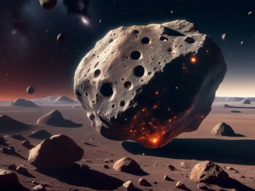 Exploración de asteroides tipo C en el vasto y caótico espacio
