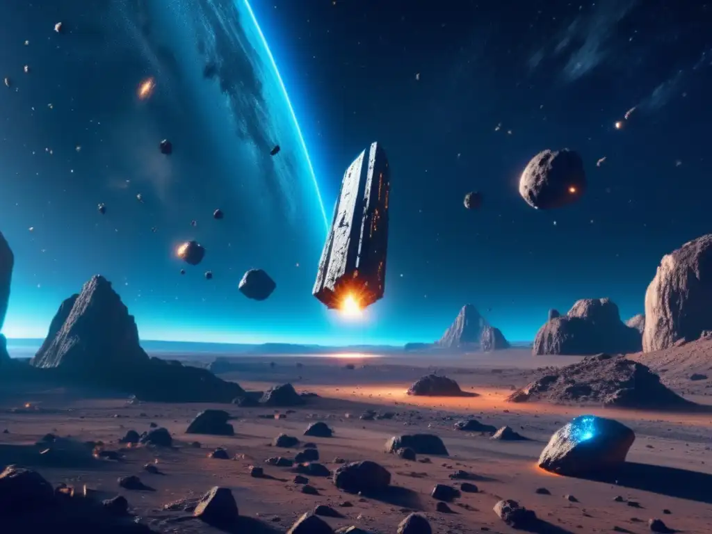 Exploración efectiva de asteroides Exploración efectiva de asteroides: ¡Un campo de asteroides impresionante en 8k!
