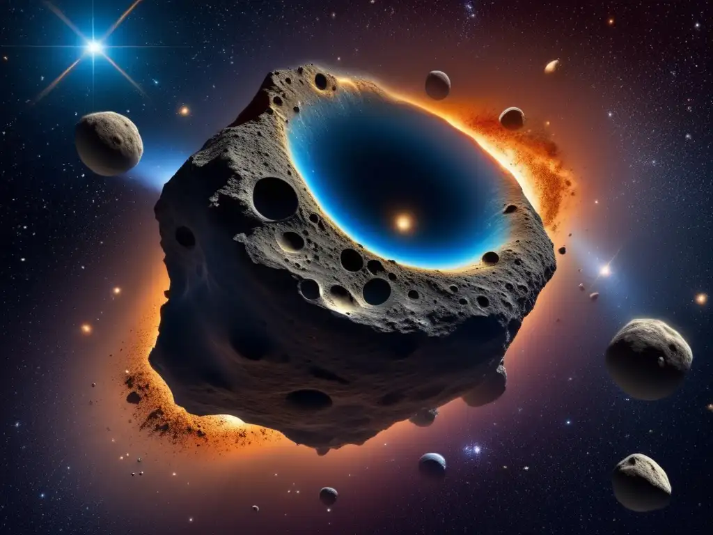 Origen y evolución de asteroides amorfos Exploración espacial: asteroides amorfos y su influencia en la Tierra