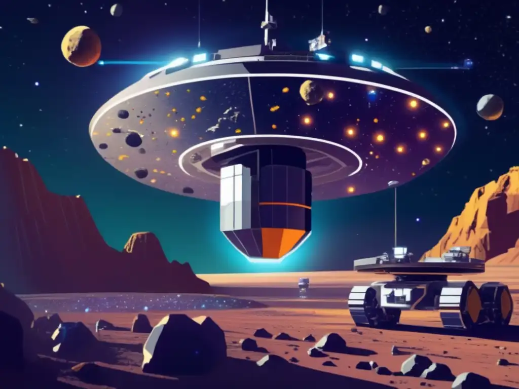Futuro de la minería espacial Explotación sustentable de asteroides: Recursos espaciales y futuro prometedor