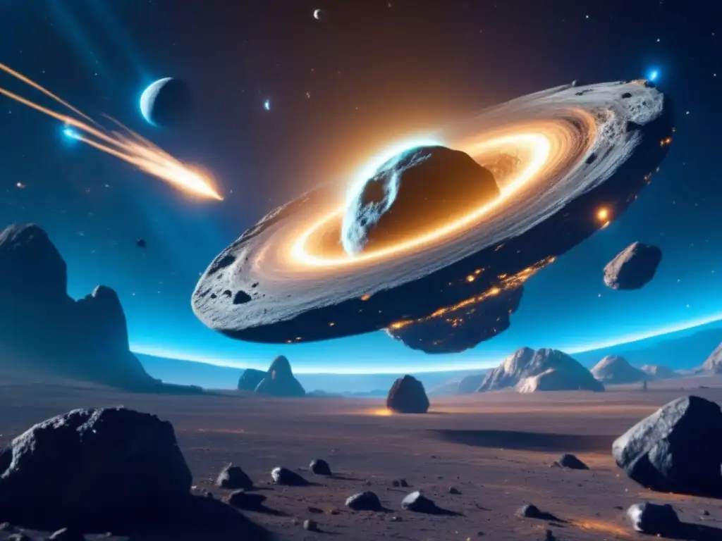 Extracción recursos asteroides: drones