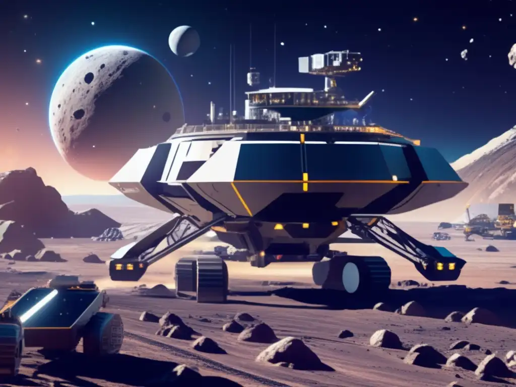 Futuro de la minería espacial en un asteroide Extracción de recursos en asteroides: Legislación espacial y empresas