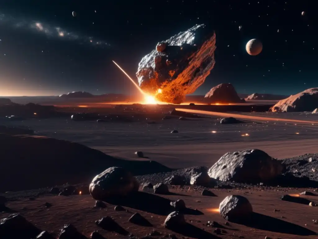 Extracción de recursos de asteroides en el espacio: Mineros espaciales en acción