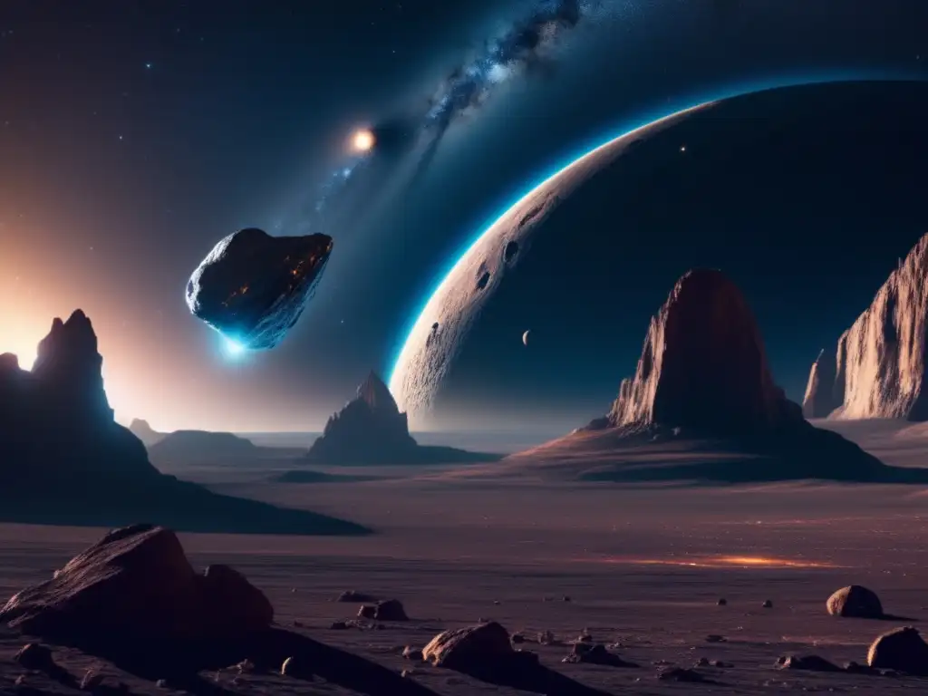 Financiamiento de expediciones a asteroides: imagen impresionante de un asteroide