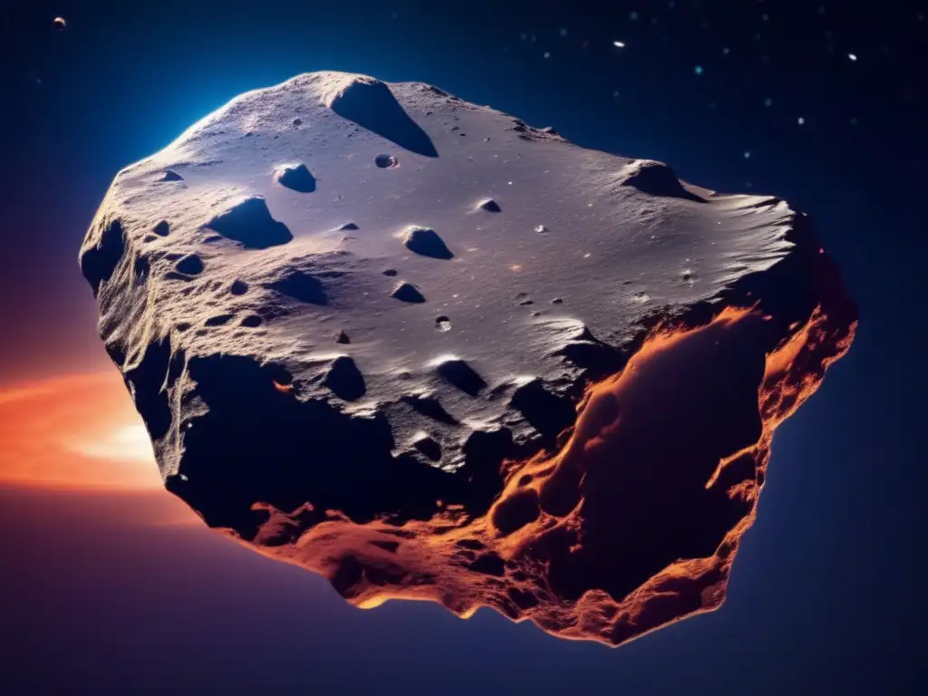 Asteroide irregular en el espacio Investigando formas insólitas en el espacio