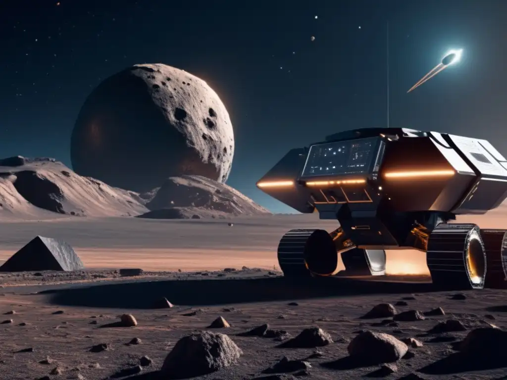 Futuro de minería en asteroide Futura operación minera espacial en asteroide: Aprendizaje experiencial con asteroides