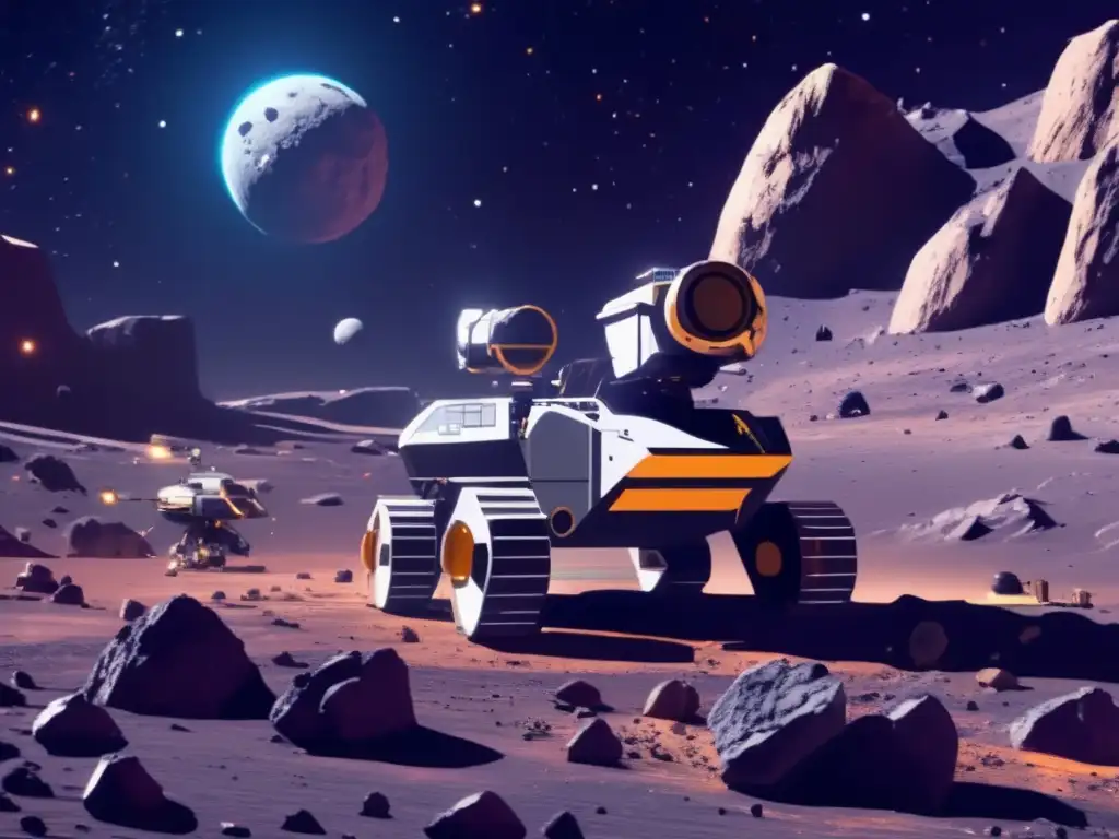 Futuro de la minería espacial con IA Futura minería espacial: Valorización de recursos espaciales con IA