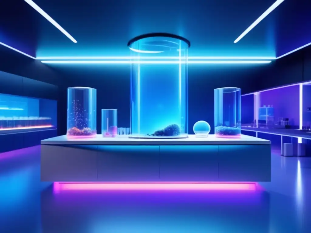 Laboratorio futurista con asteroides terapéuticos Lab futurista con asteroides: Beneficios terapéuticos