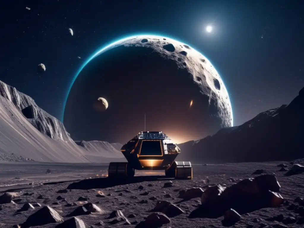 Mineria espacial en asteroide Futuro de la colonización: Minería espacial en asteroides