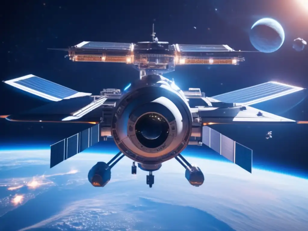 Futuro: Estación espacial defiende la Tierra de asteroides peligrosos