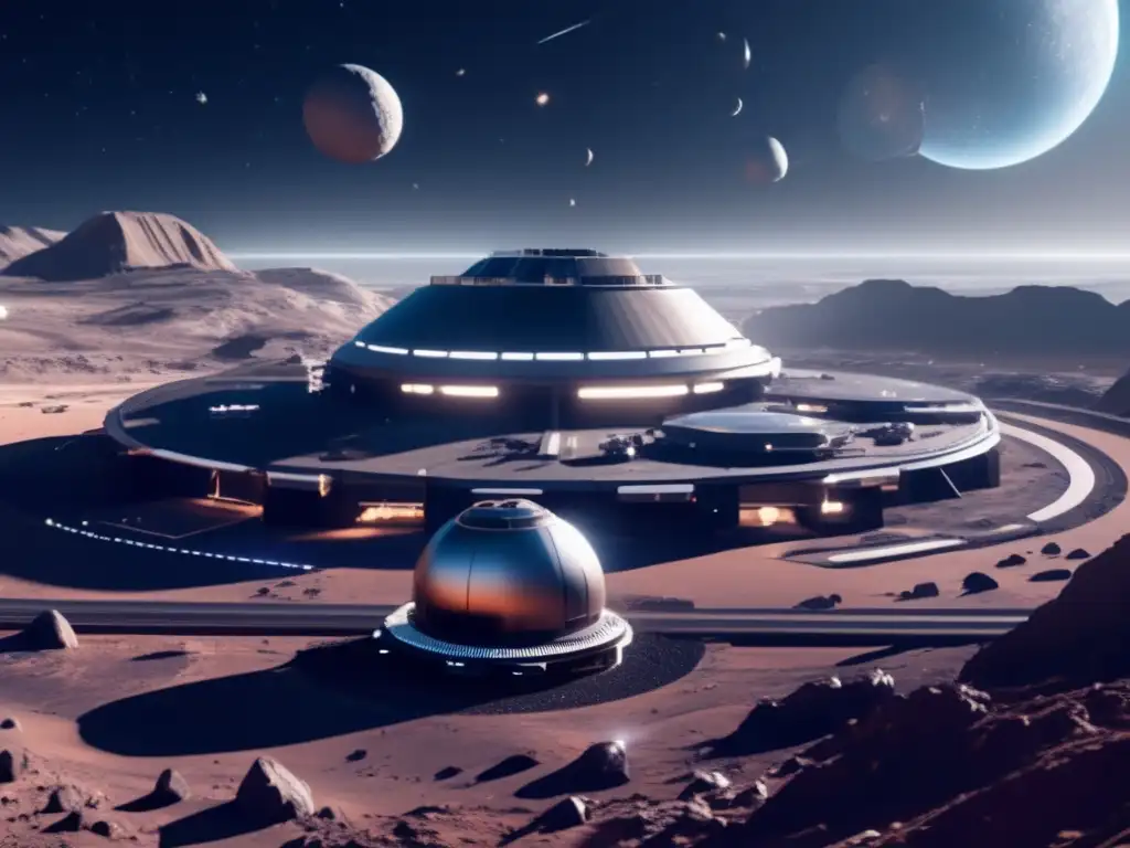 Extracción de recursos en asteroide Futuro de la minería de asteroides: tecnología avanzada, economía global
