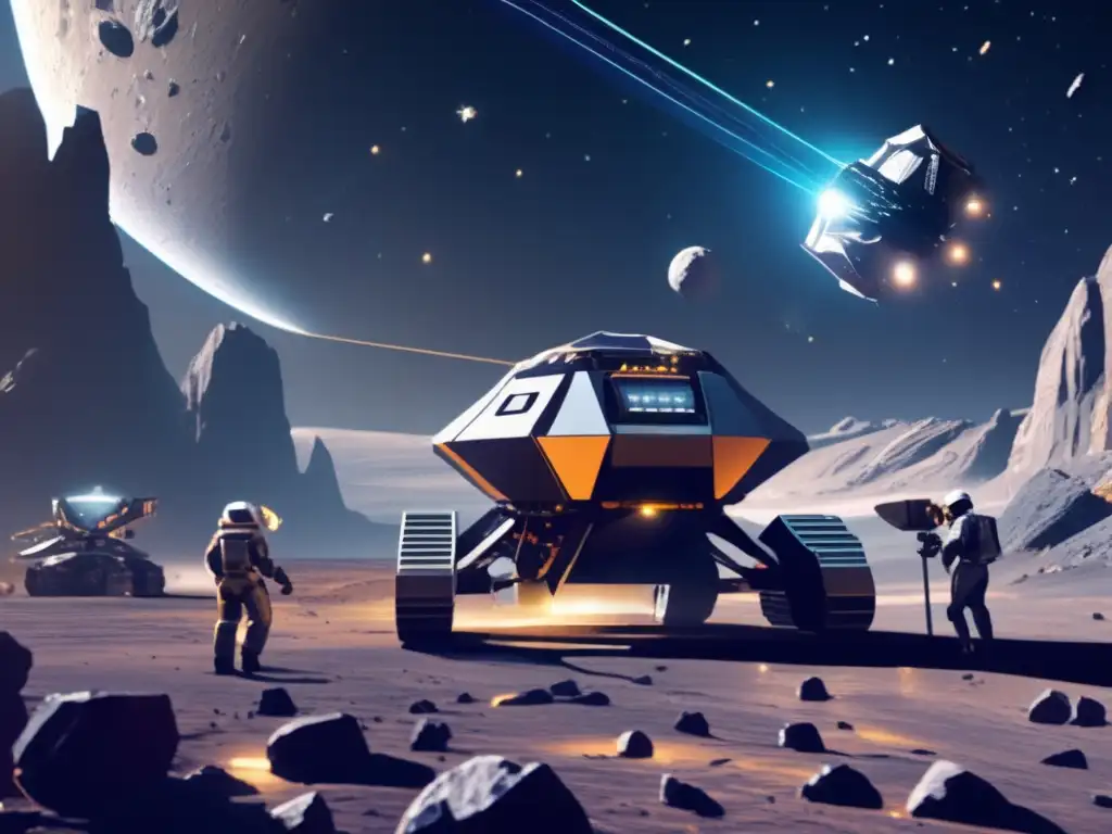 Futuro minero espacial en asteroide Futuro de la minería espacial: Rentabilidad explotación recursos asteroidales