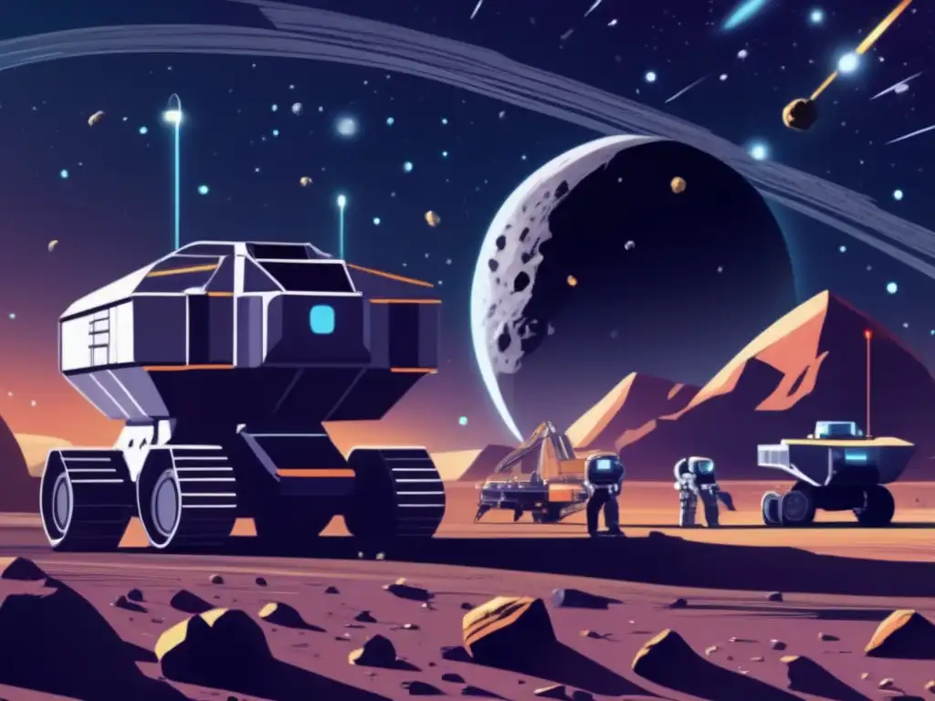 Futuro minero espacial en asteroide Futuro minero espacial en asteroide: Preparativos para encuentro cercano con Apophis