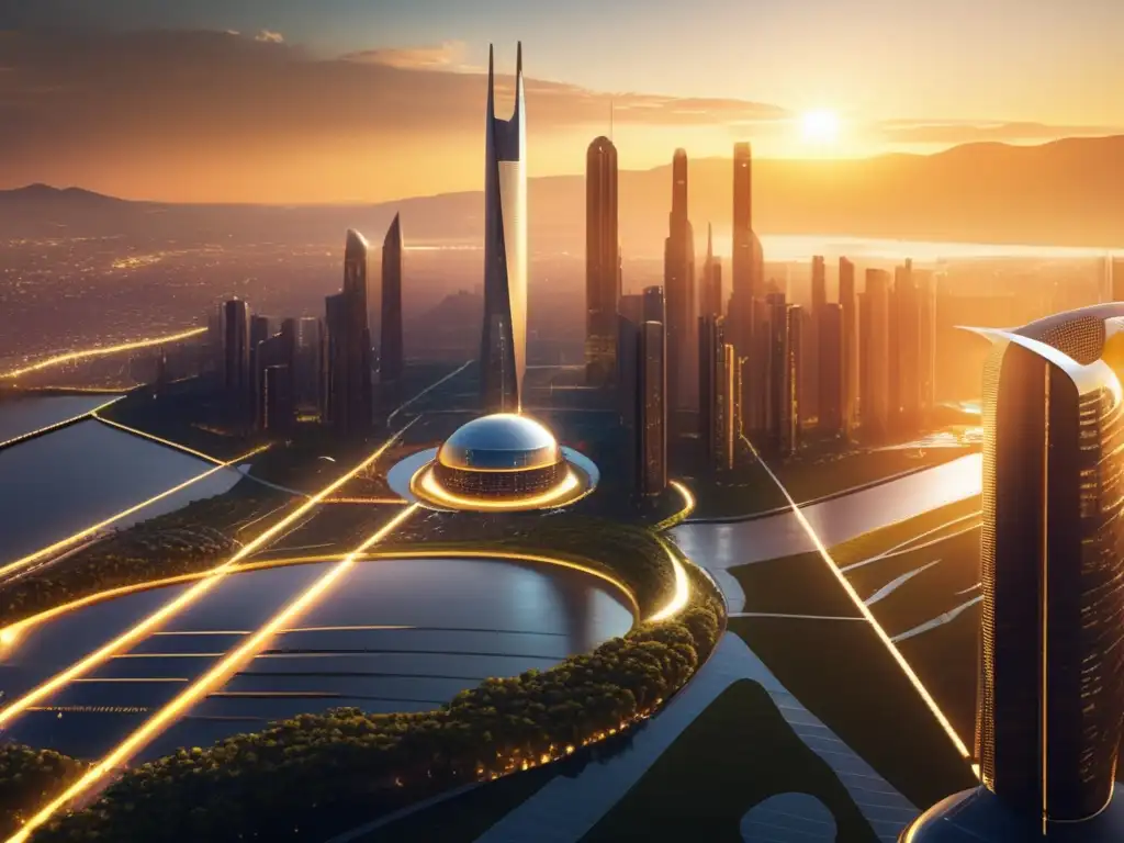 Futuro sostenible: Ciudad solar conectada - Energía solar espacial en redes eléctricas