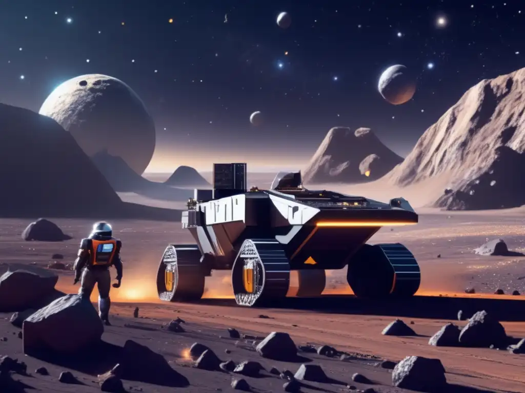 Futuro de la minería espacial Futuro sostenible: Recursos solares en asteroides