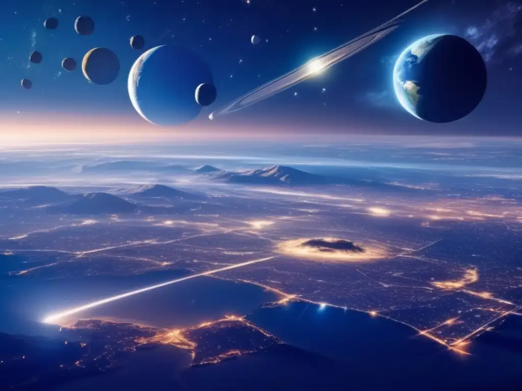 Geopolítica asteroides: Conflictos cooperación escenario espacial