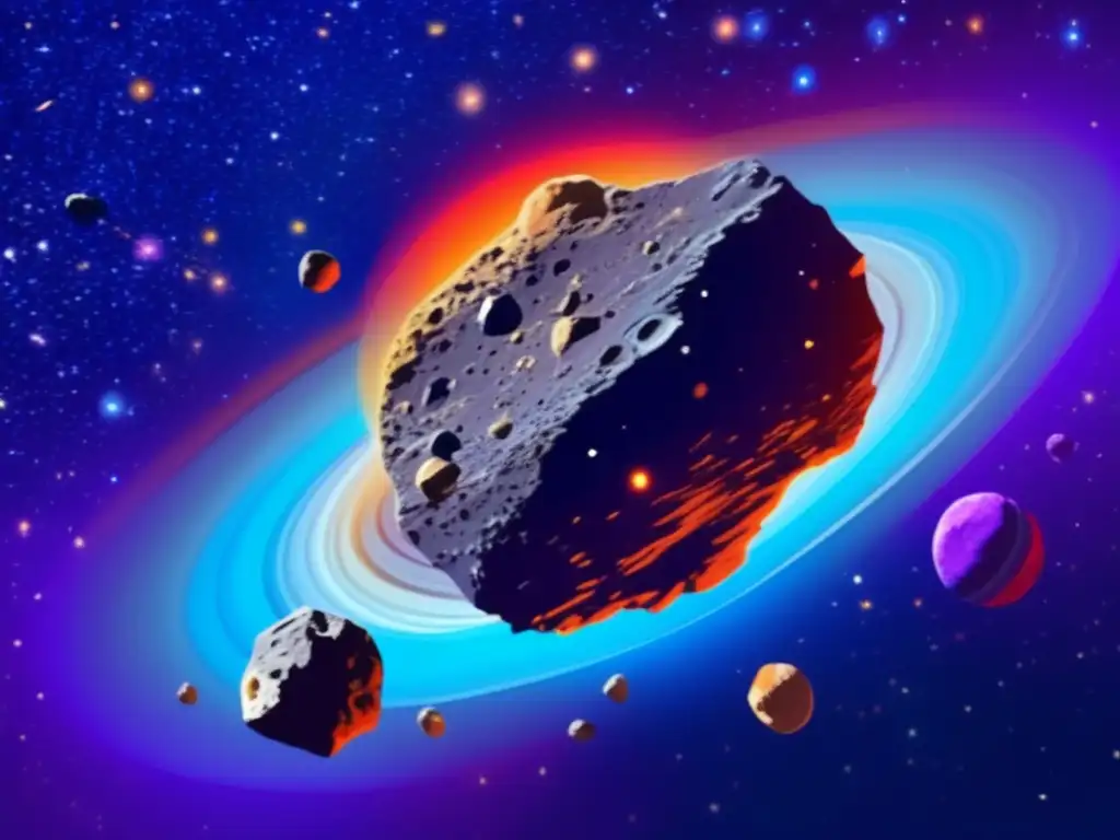 Esplendor del cinturón de asteroides Descubriendo gigantes silenciosos: asteroides del cinturón en el espacio