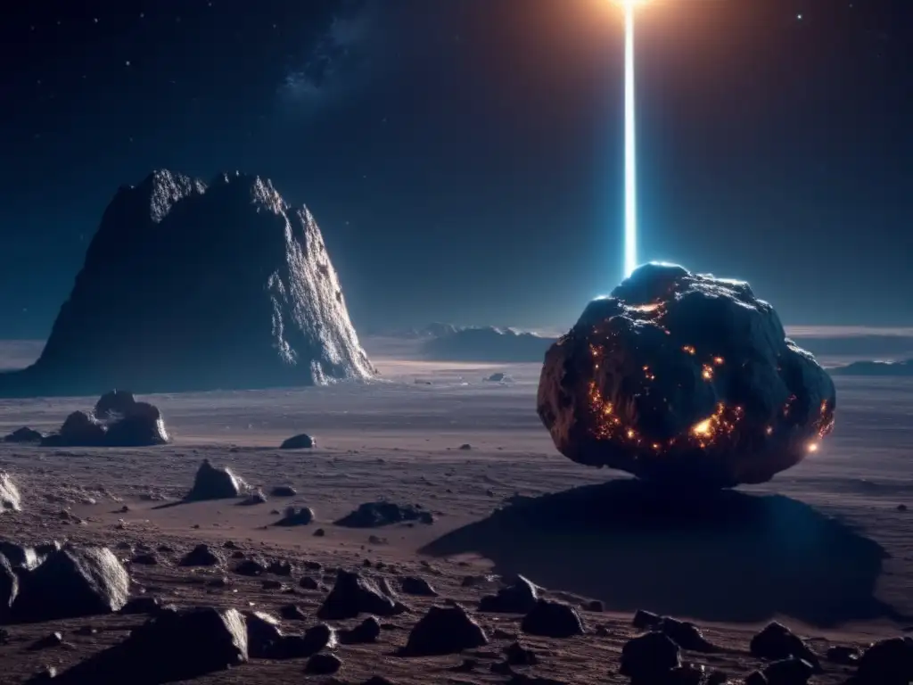 Extracción de hidrocarburos en asteroides