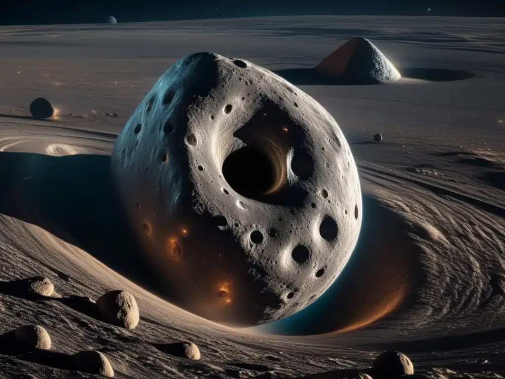 Historia del asteroide Eros: impacto