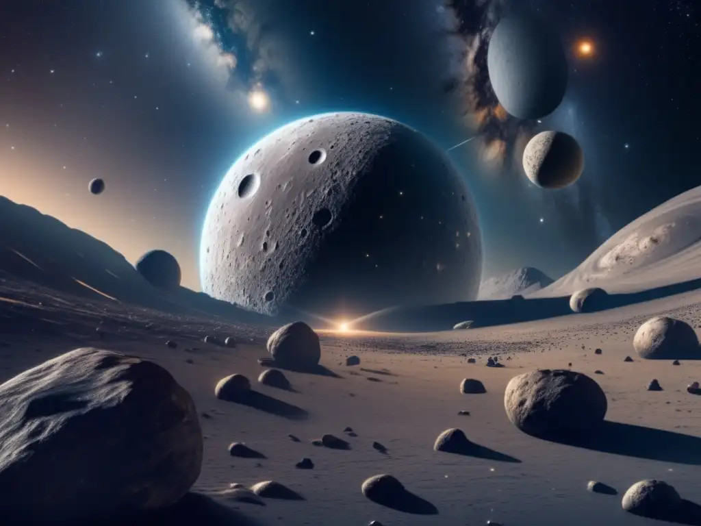 Asombroso cinturón de asteroides Historia de Ceres en el cinturón de asteroides