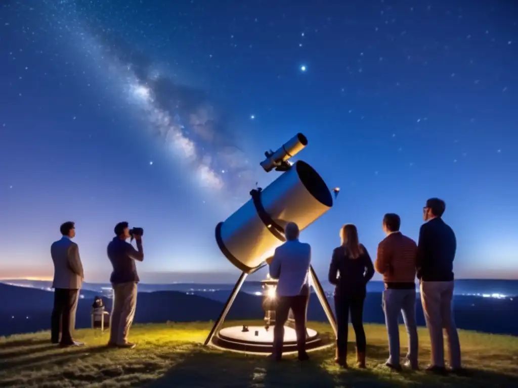 Astrónomos aficionados observando asteroide Historias de asteroides nombrados por aficionados