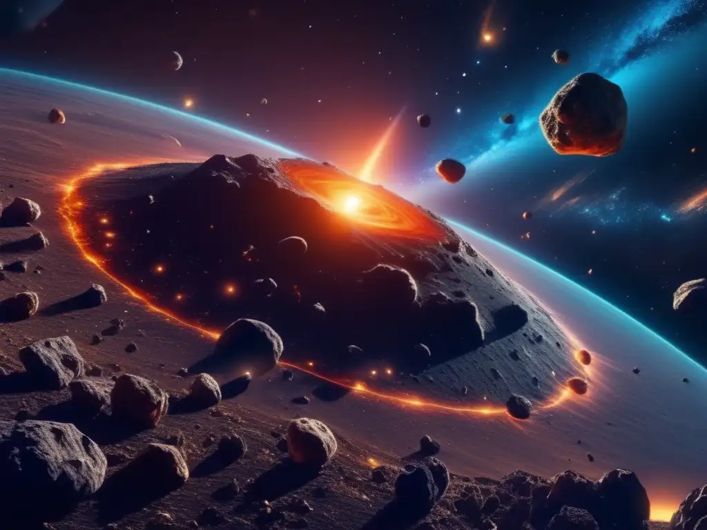 Formación de asteroides en el espacio Historias fascinantes de asteroides errantes en el cosmos