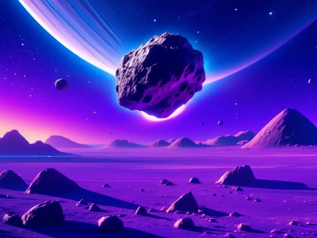 Imagen: Asteroid mining spacecraft, tecnología avanzada y recursos valiosos