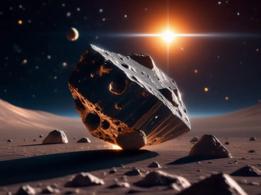 Psyche: El asteroide metálico en todo su esplendor Imagen: Asteroide Psyche, exploración de asteroides para recursos