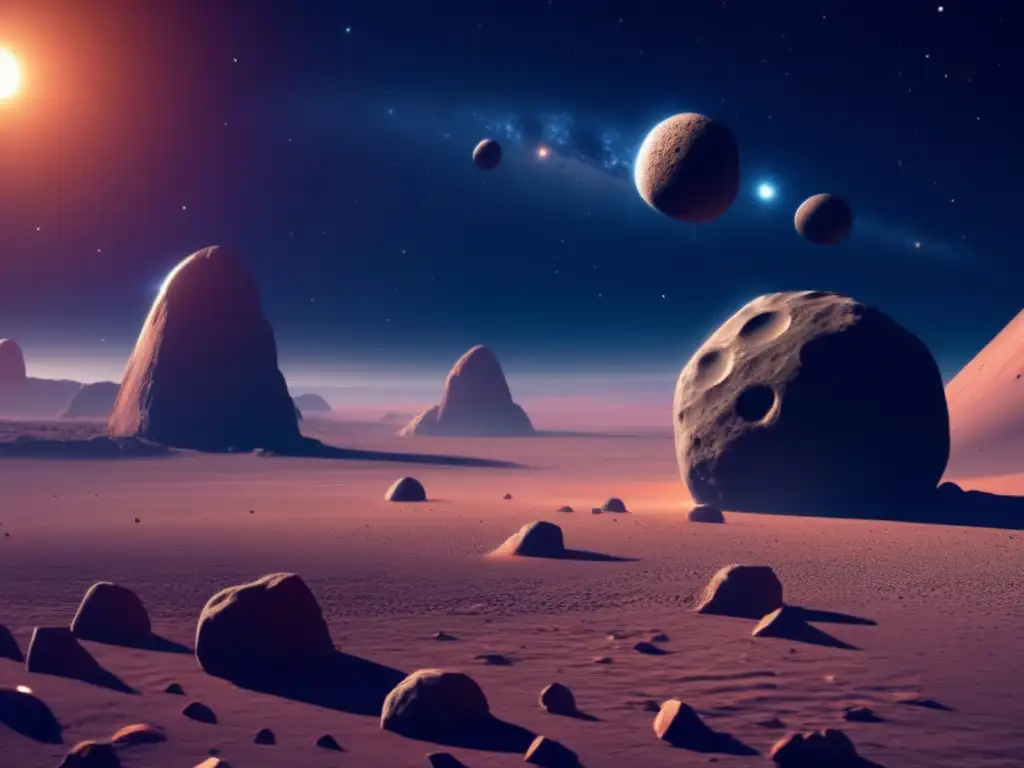 Imagen: Exploración de asteroides binarios en el universo