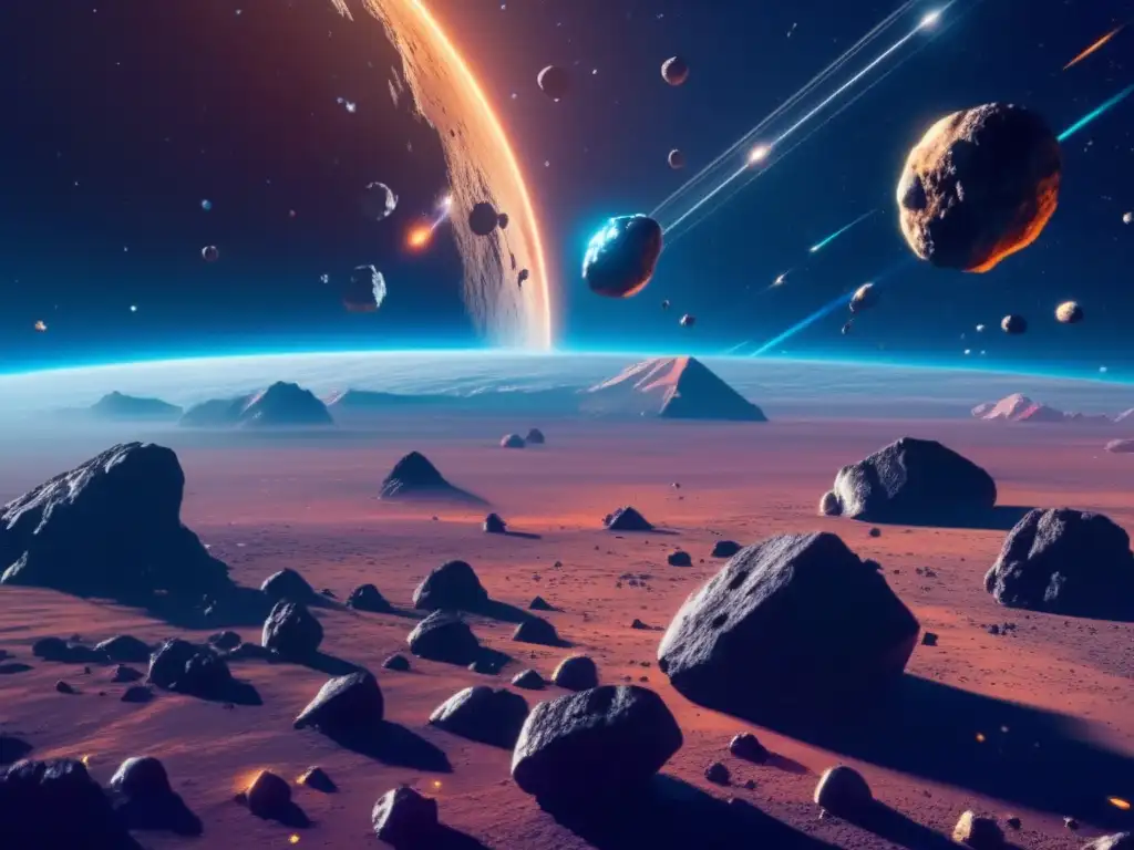 Imagen: Explotación de asteroides: legislación y recursos (110 caracteres)