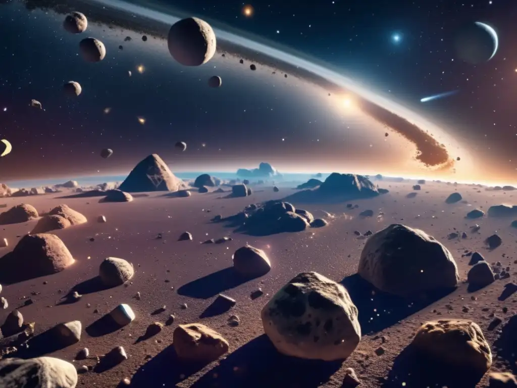 Impresionante imagen 8k del cinturón de asteroides Imagen cinturón asteroides: Empresas tecnológicas cinturón asteroides