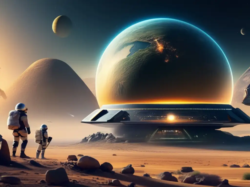 Estrategias de Defensa Planetaria Imagen: Defensa planetaria contra asteroides - Estrategias de Última Generación para la Defensa Planetaria: Más Allá de la Ficción Científica