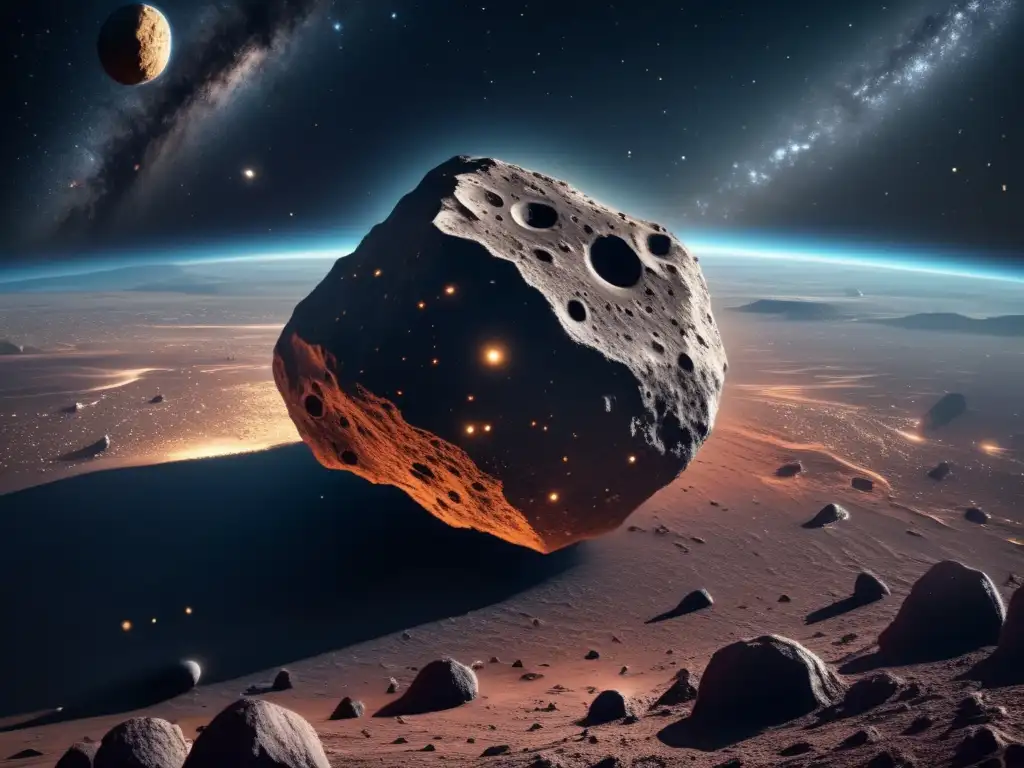 Imagen impactante de asteroide acercándose a la Tierra: Exploración de asteroides cercanos a la Tierra