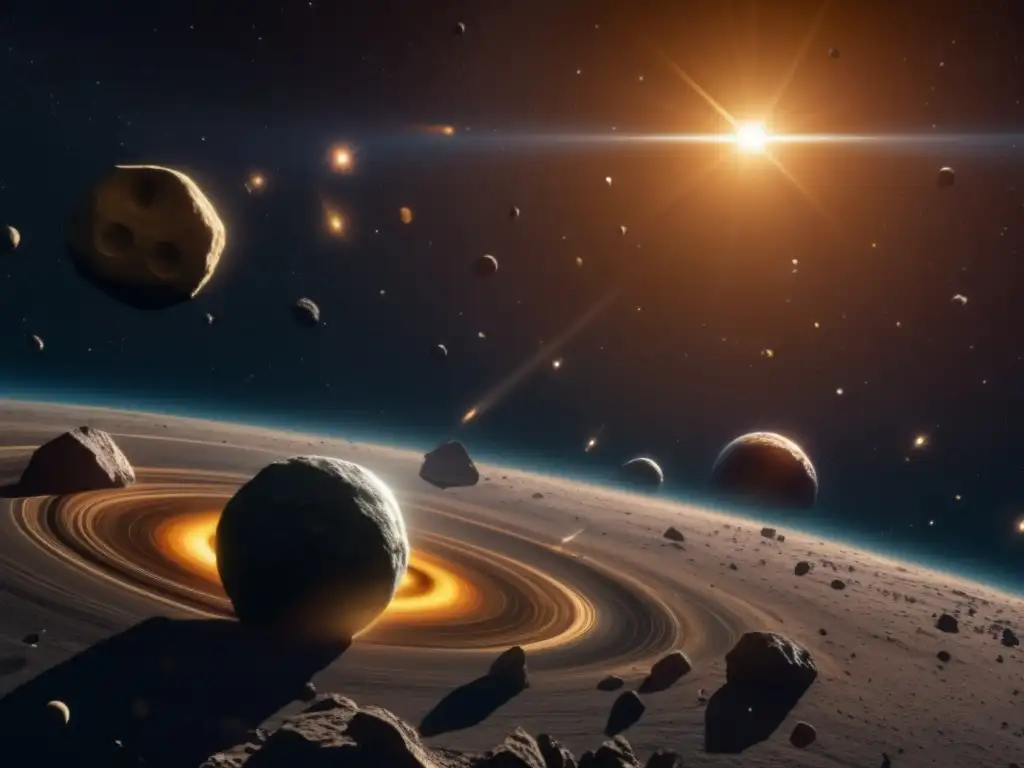 Espectacular imagen 8k del cinturón de asteroides Imagen impresionante del cinturón de asteroides: Historia Ceres, características, tamaño y composición