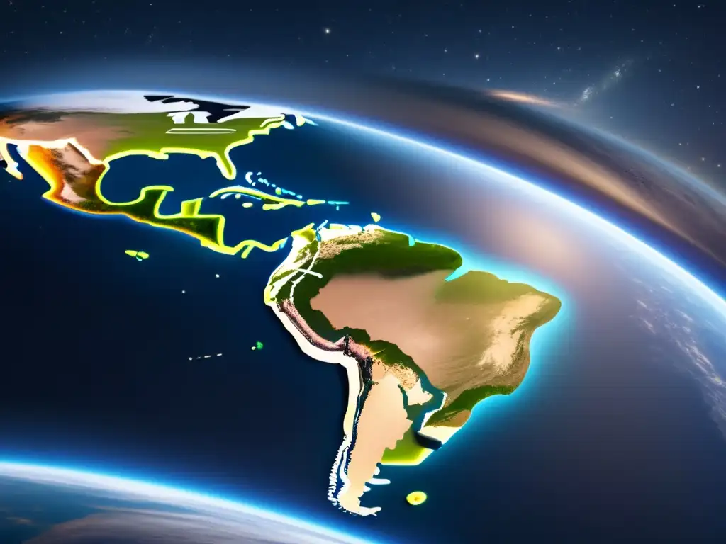 Imagen impresionante de la Tierra vista desde el espacio: Recursos espaciales propiedad ONU