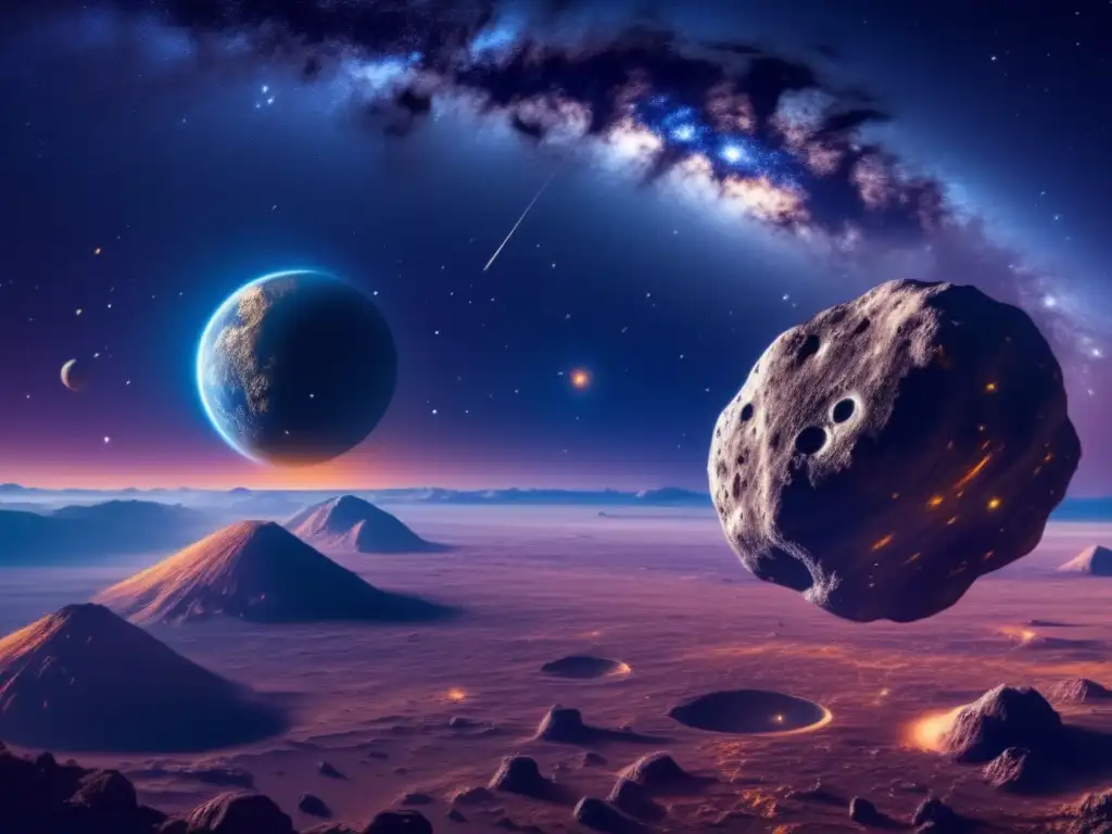 Imagen de peligrosidad de los asteroides según su clasificación