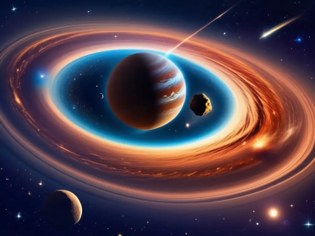 Impacto de asteroide: Resonancias gravitacionales en destino