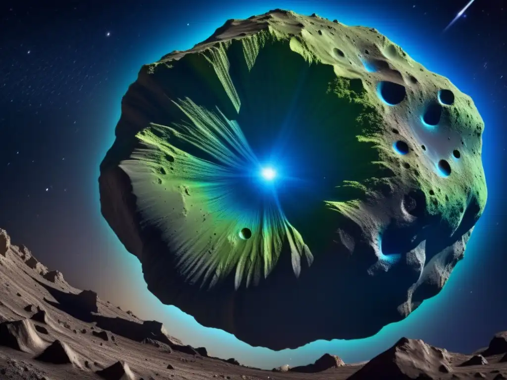 Asteroida gigante a la Tierra Impacto asteroide hacia la Tierra, recursos y universo